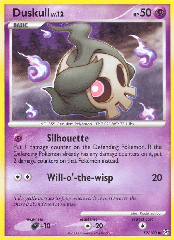 Duskull – Stormfront 59/100 Pokémon card