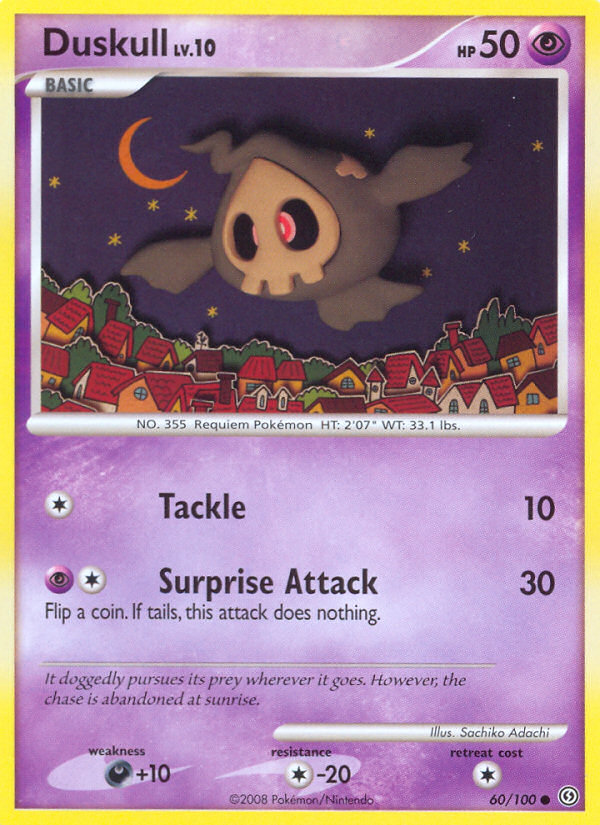Duskull – Stormfront 60/100 Pokémon card