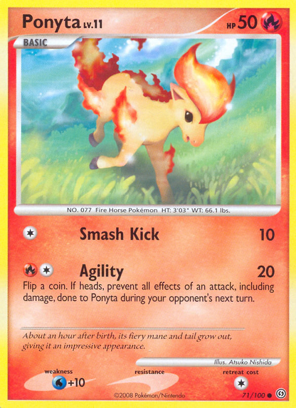 Ponyta – Stormfront 71/100 Pokémon card