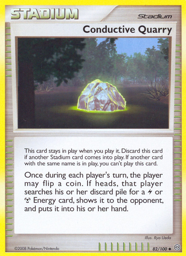 Conductive Quarry – Stormfront 82/100 Pokémon card