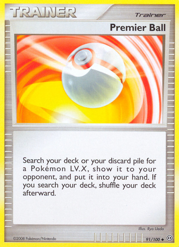 Premier Ball – Stormfront 91/100 Pokémon card