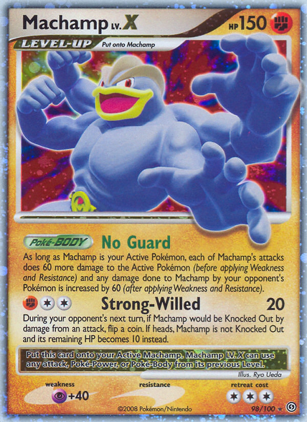Machamp LV.X – Stormfront 98/100 Pokémon card