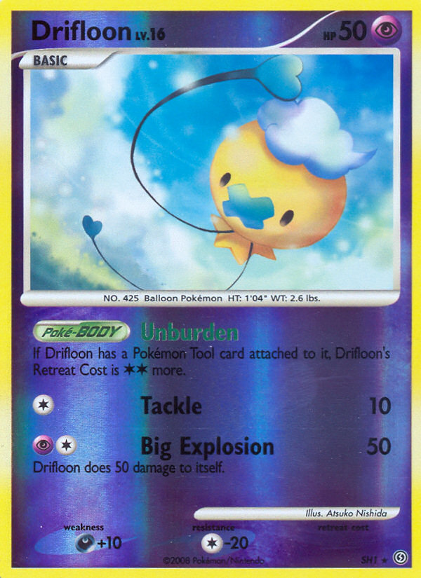 Drifloon – Stormfront SH1 Pokémon card