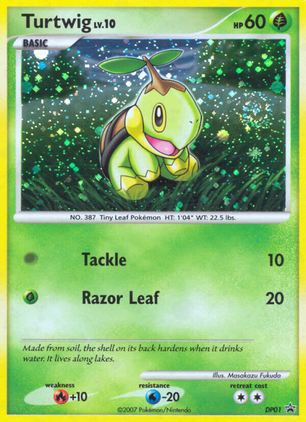 Turtwig – DP Black Star Promos DP01 Pokémon card