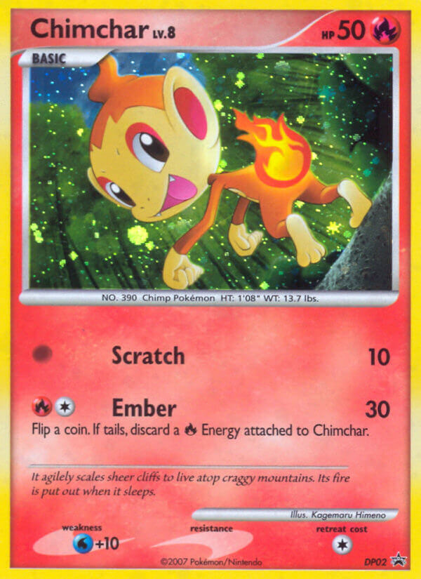 Chimchar – DP Black Star Promos DP02 Pokémon card