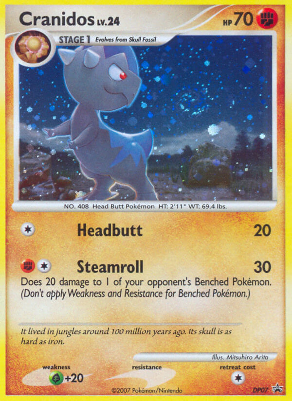 Cranidos – DP Black Star Promos DP07 Pokémon card