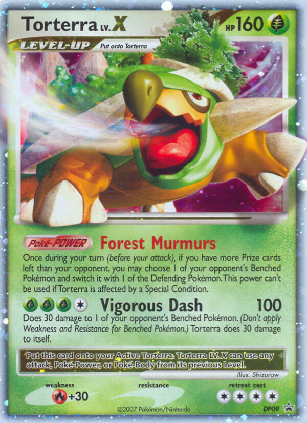 Torterra LV.X – DP Black Star Promos DP09 Pokémon card
