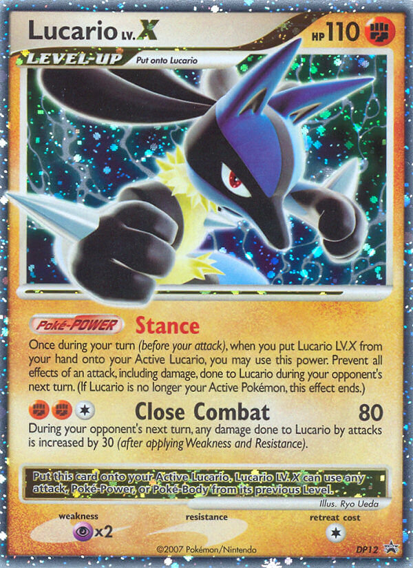 Lucario LV.X – DP Black Star Promos DP12 Pokémon card
