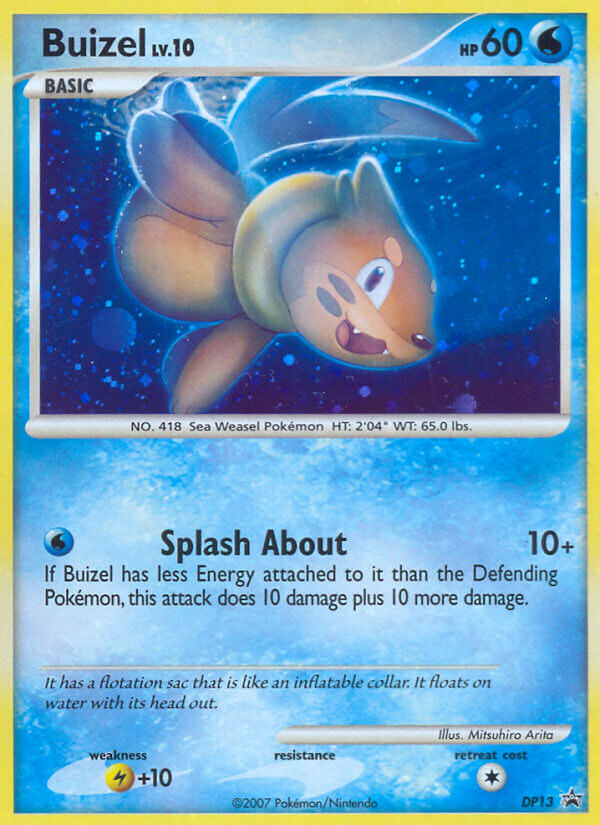 Buizel – DP Black Star Promos DP13 Pokémon card
