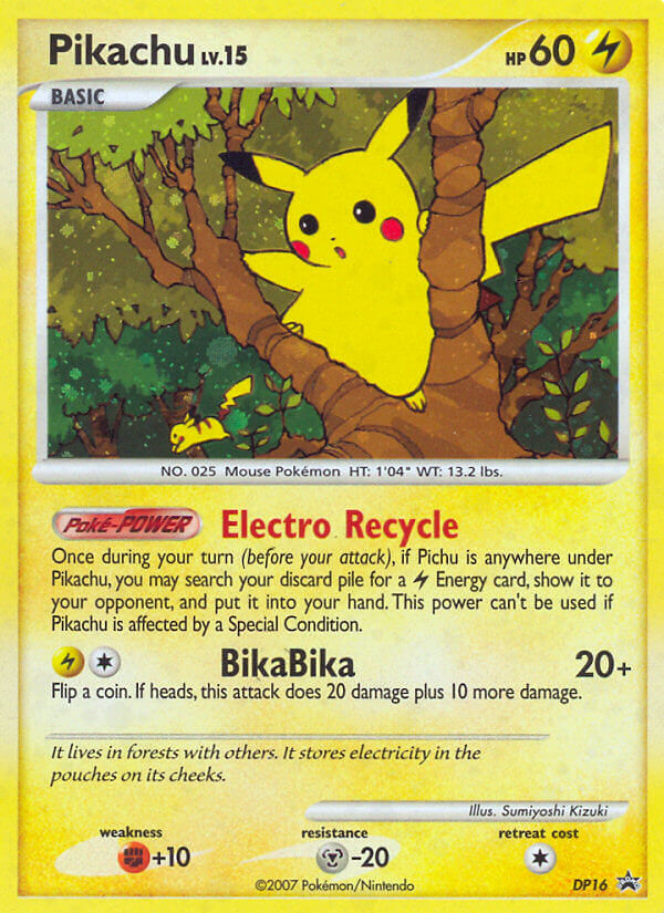 Pikachu – DP Black Star Promos DP16 Pokémon card