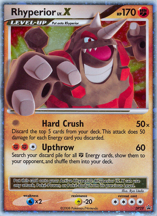 Rhyperior LV.X – DP Black Star Promos DP29 Pokémon card