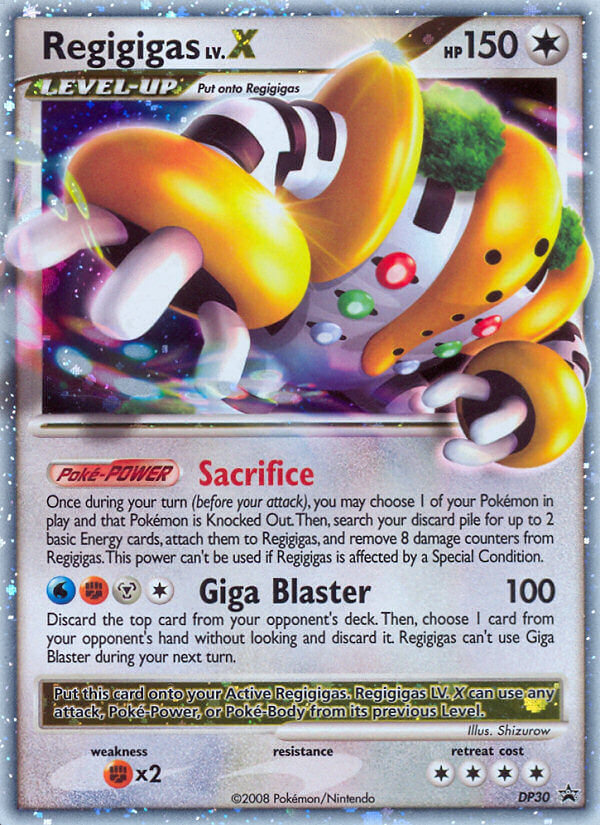 Regigigas LV.X – DP Black Star Promos DP30 Pokémon card