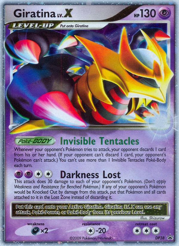 Giratina LV.X – DP Black Star Promos DP38 Pokémon card