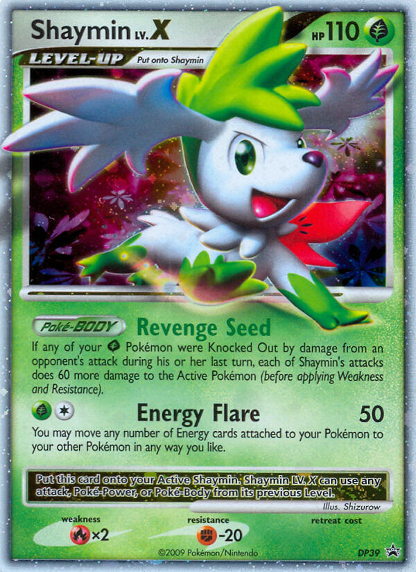 Shaymin LV.X – DP Black Star Promos DP39 Pokémon card