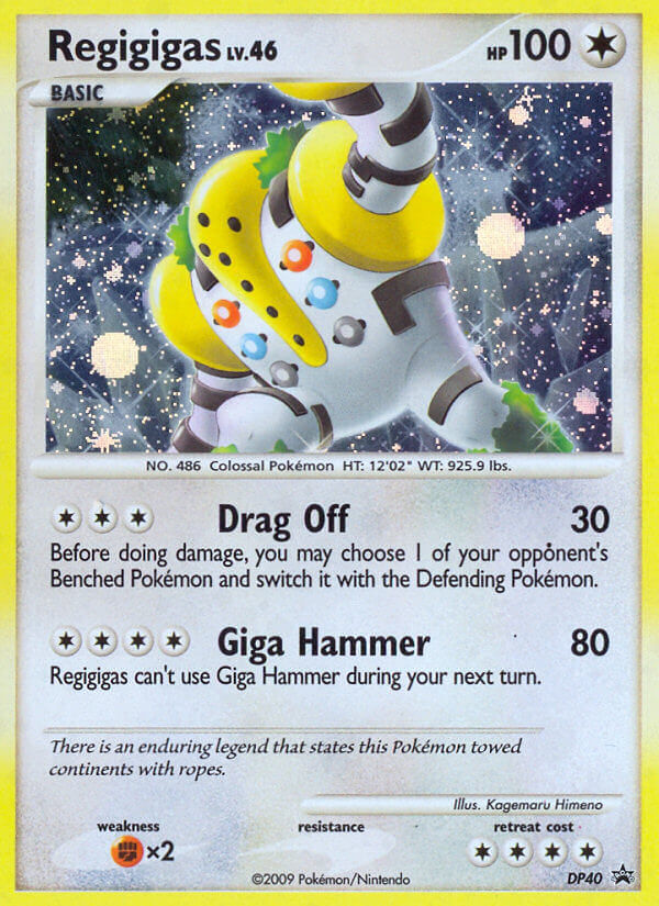 Regigigas – DP Black Star Promos DP40 Pokémon card