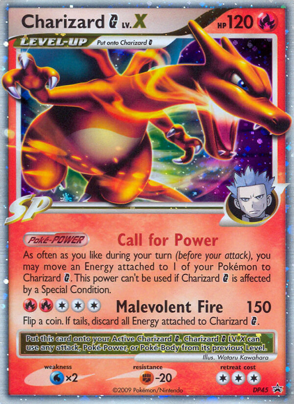 Charizard G LV.X – DP Black Star Promos DP45 Pokémon card