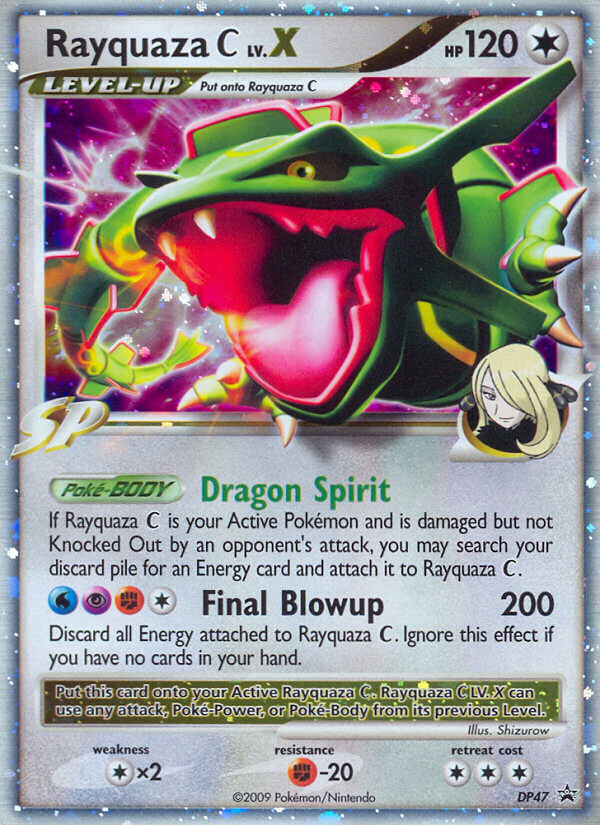 Rayquaza C LV.X – DP Black Star Promos DP47 Pokémon card