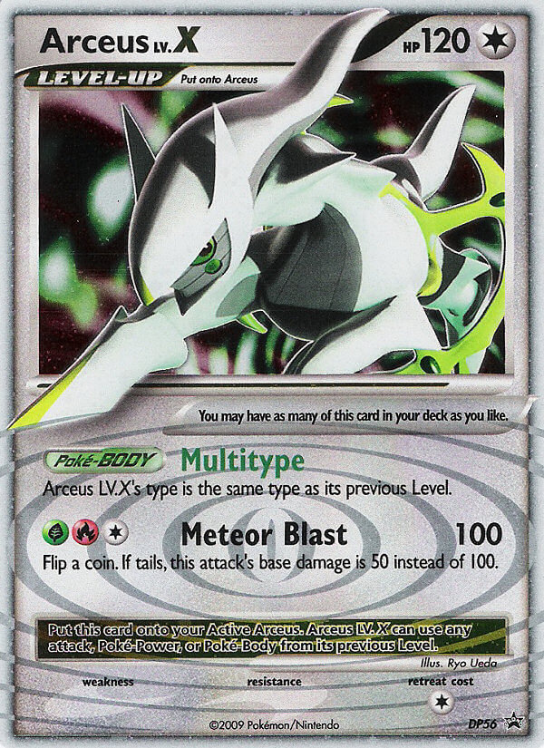Arceus LV.X – DP Black Star Promos DP56 Pokémon card