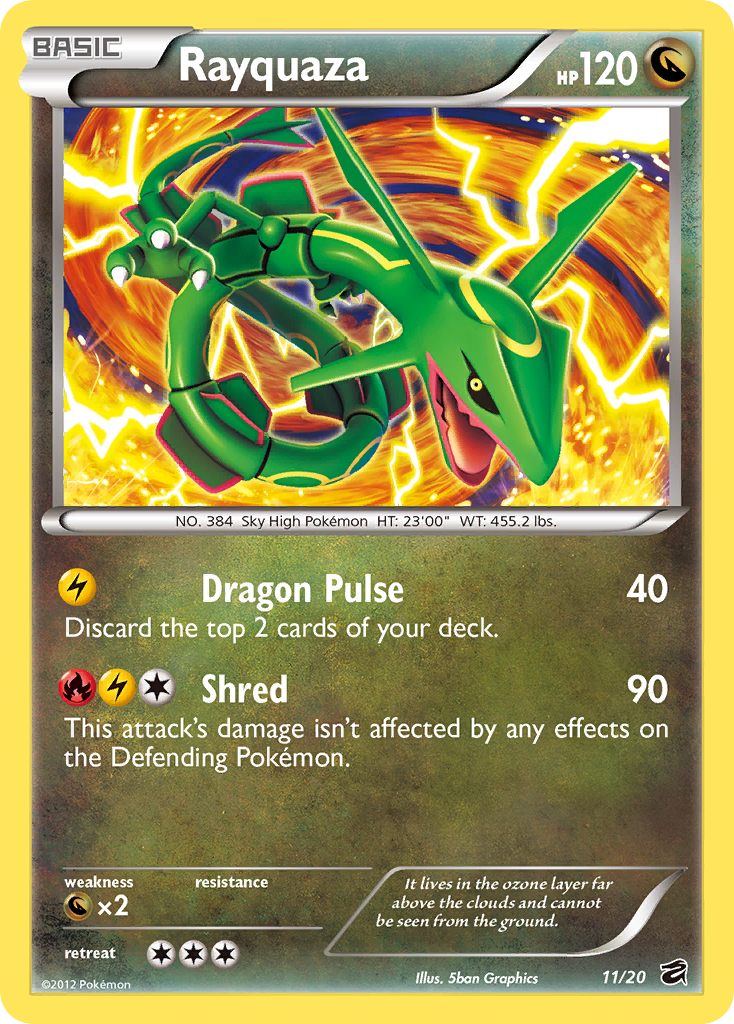 Rayquaza – Dragon Vault 11/20 Pokémon card