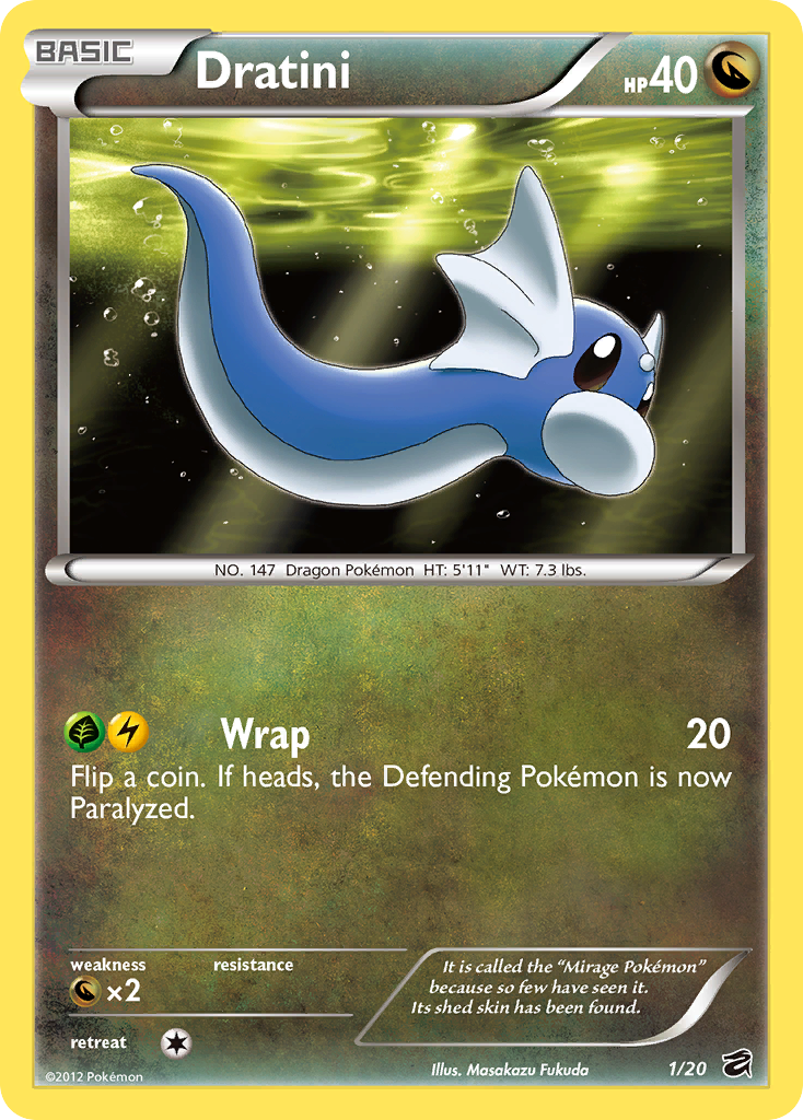 Dratini – Dragon Vault 1/20 Pokémon card
