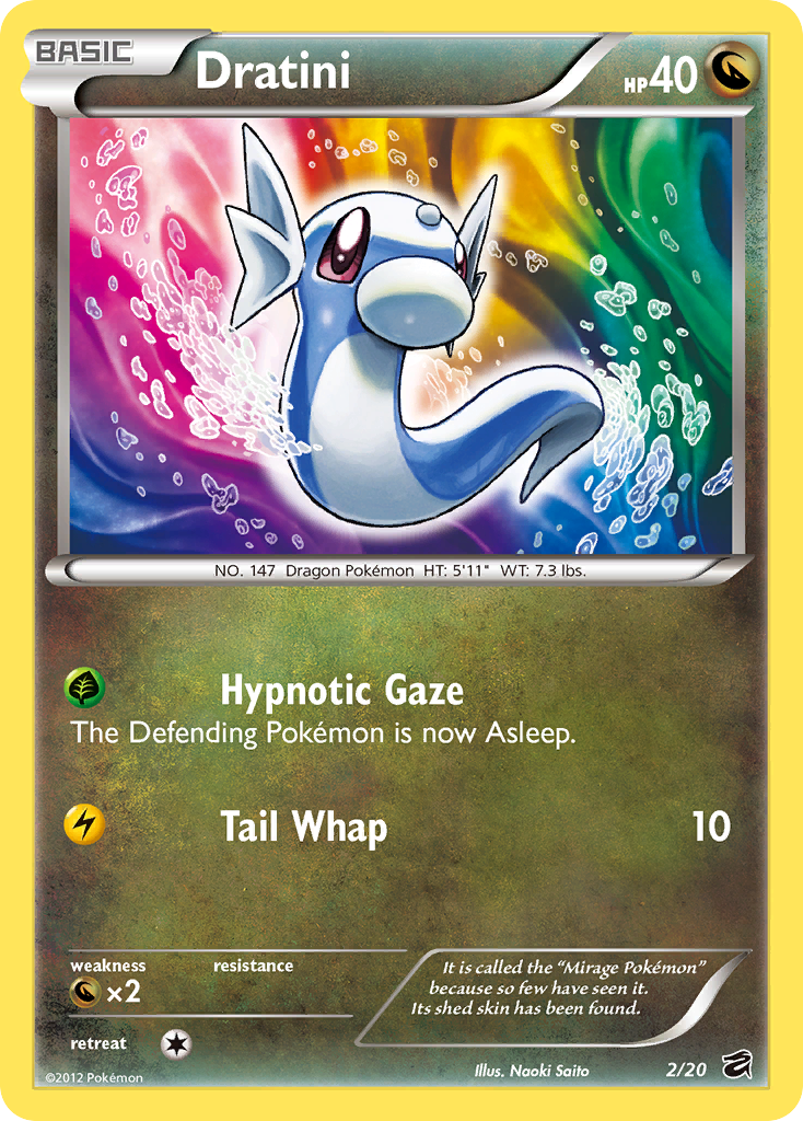 Dratini – Dragon Vault 2/20 Pokémon card