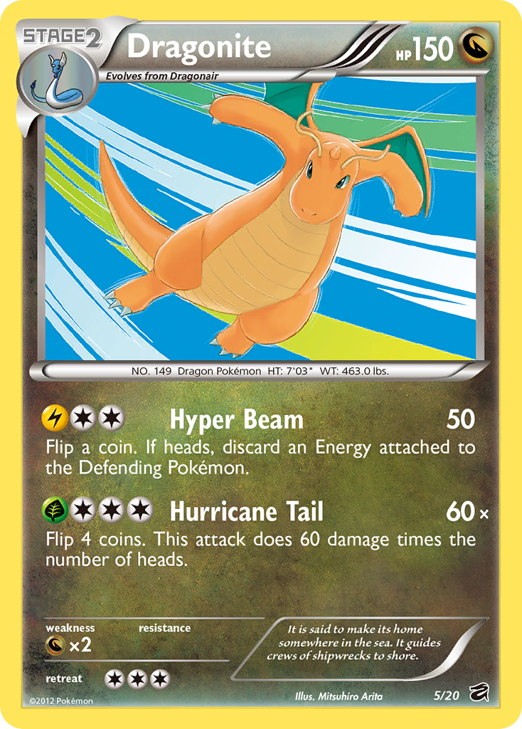 Dragonite – Dragon Vault 5/20 Pokémon card
