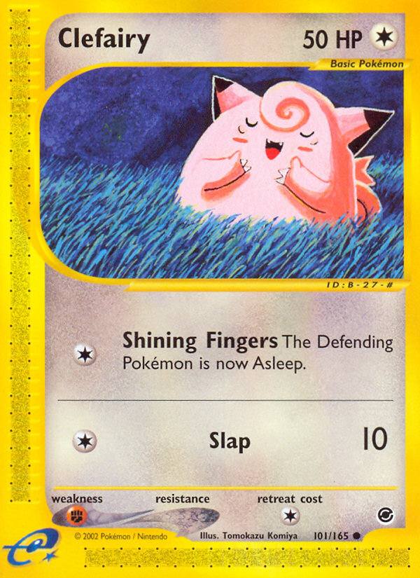 Clefairy – Expedition Base Set 101/165 Pokémon card