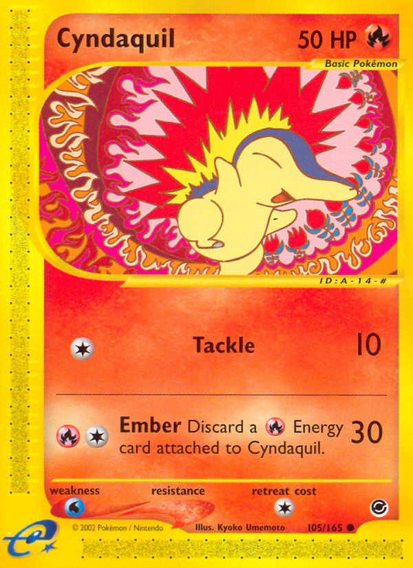 Cyndaquil – Expedition Base Set 105/165 Pokémon card