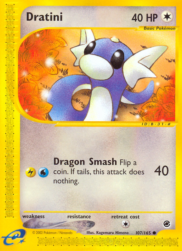 Dratini – Expedition Base Set 107/165 Pokémon card