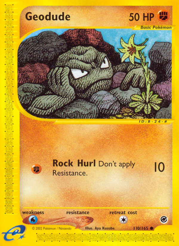 Geodude – Expedition Base Set 110/165 Pokémon card