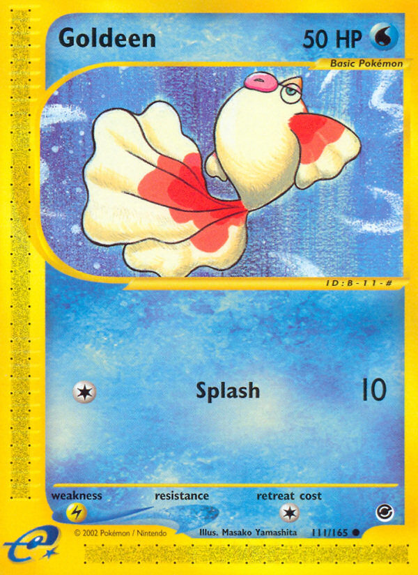 Goldeen – Expedition Base Set 111/165 Pokémon card