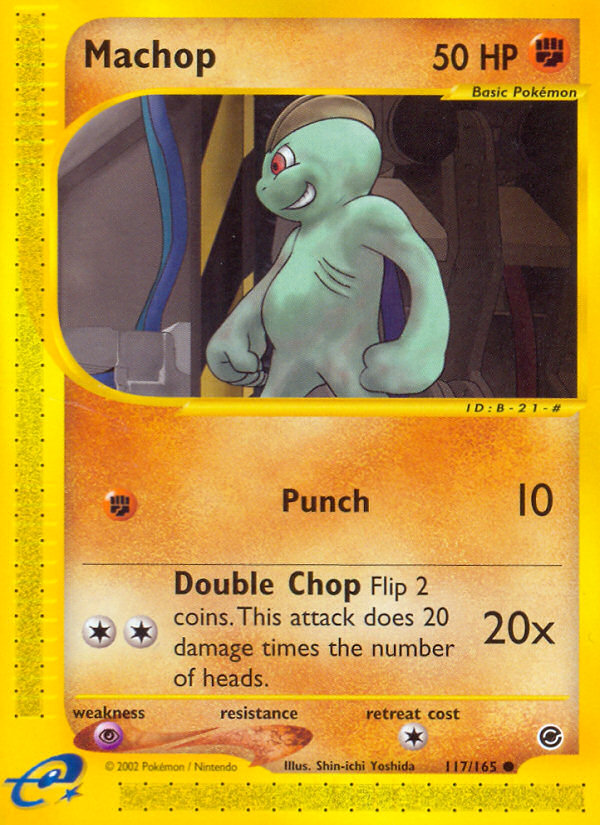 Machop – Expedition Base Set 117/165 Pokémon card