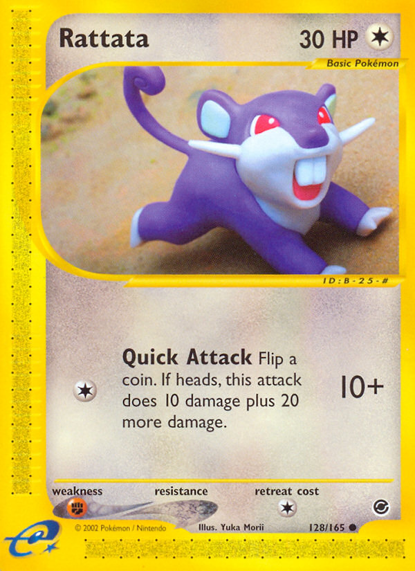 Rattata – Expedition Base Set 128/165 Pokémon card