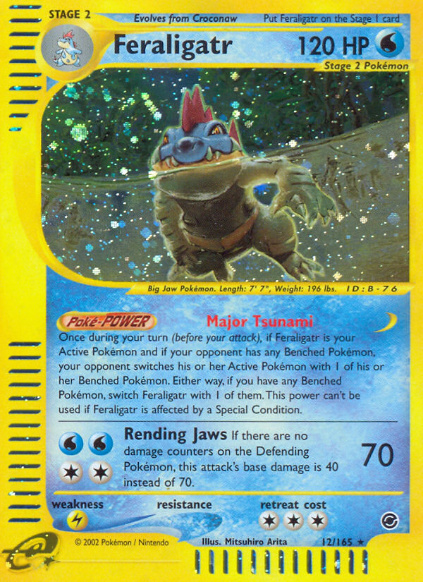 Feraligatr – Expedition Base Set 12/165 Pokémon card