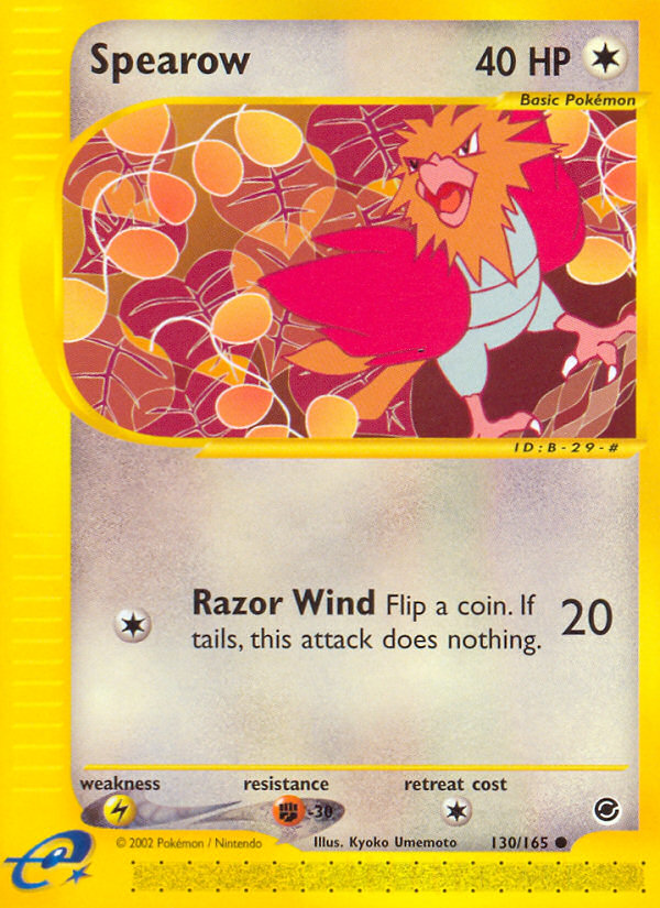 Spearow – Expedition Base Set 130/165 Pokémon card