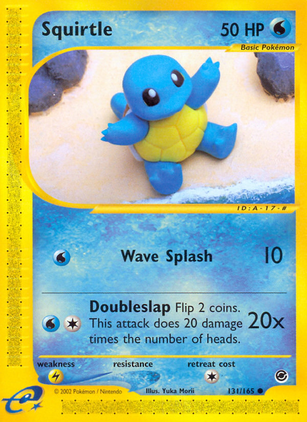 Squirtle – Expedition Base Set 131/165 Pokémon card
