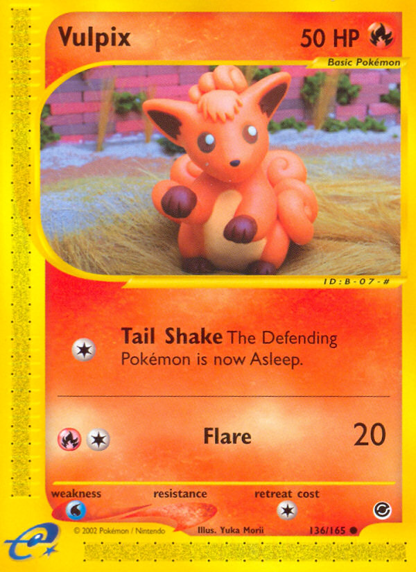 Vulpix – Expedition Base Set 136/165 Pokémon card