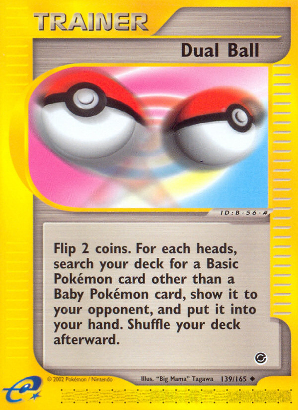 Dual Ball – Expedition Base Set 139/165 Pokémon card
