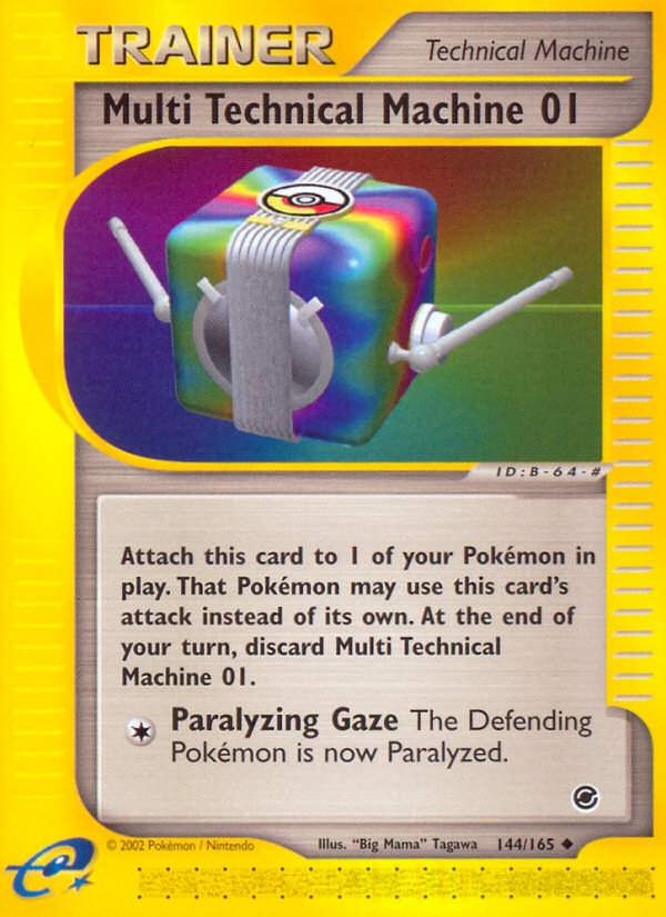 Multi Technical Machine 01 – Expedition Base Set 144/165 Pokémon card