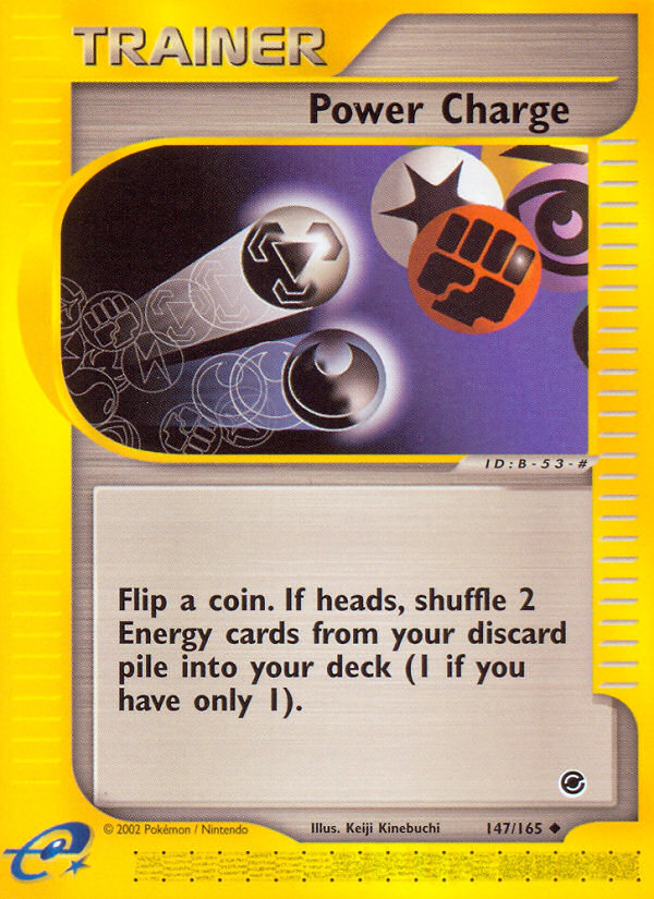 Power Charge – Expedition Base Set 147/165 Pokémon card