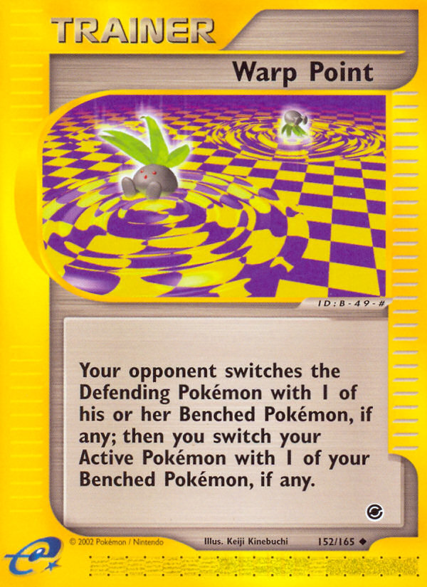 Warp Point – Expedition Base Set 152/165 Pokémon card