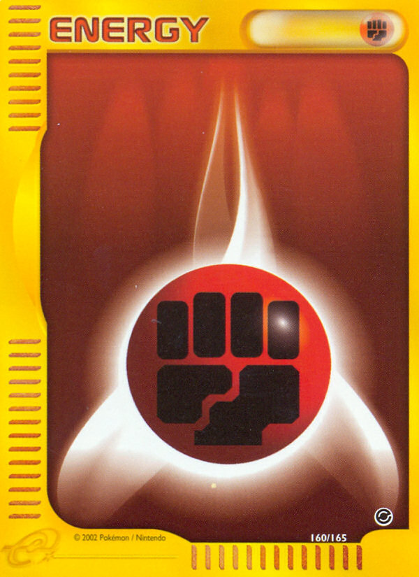 Fighting Energy – Expedition Base Set 160/165 Pokémon card
