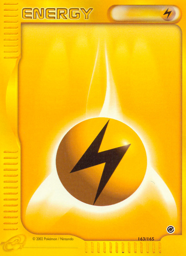 Lightning Energy – Expedition Base Set 163/165 Pokémon card