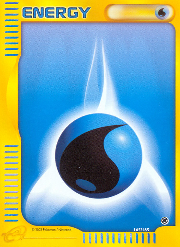 Water Energy – Expedition Base Set 165/165 Pokémon card