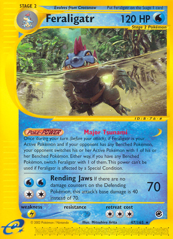Feraligatr – Expedition Base Set 47/165 Pokémon card