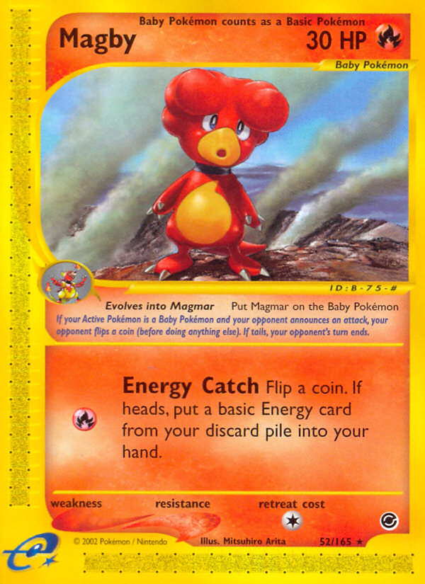 Magby – Expedition Base Set 52/165 Pokémon card