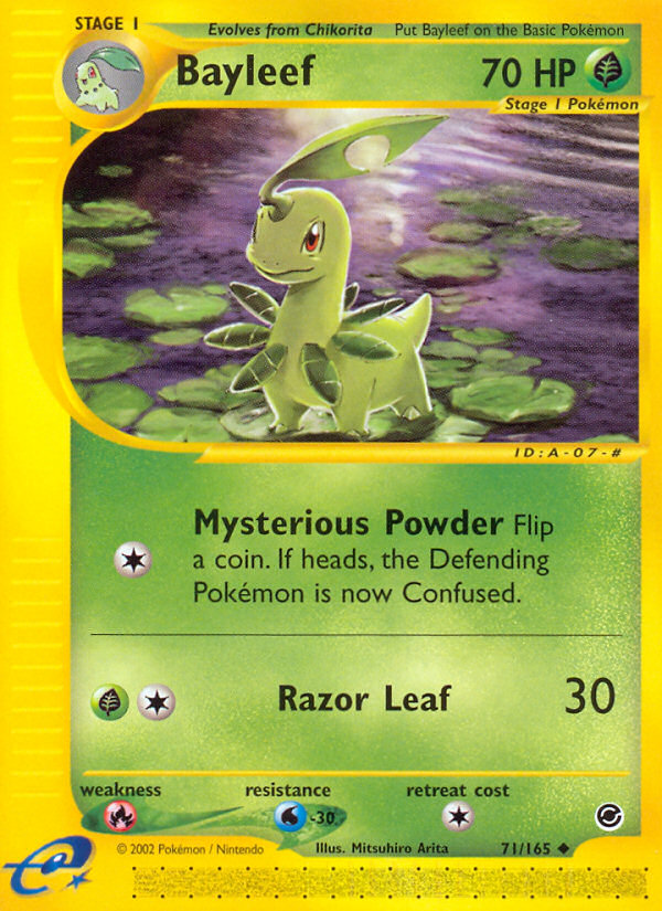 Bayleef – Expedition Base Set 71/165 Pokémon card