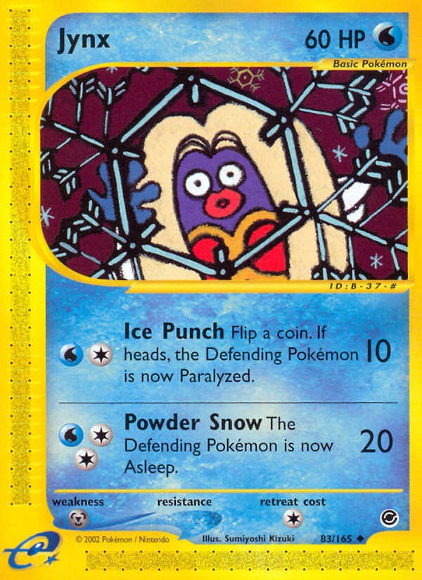 Jynx – Expedition Base Set 83/165 Pokémon card