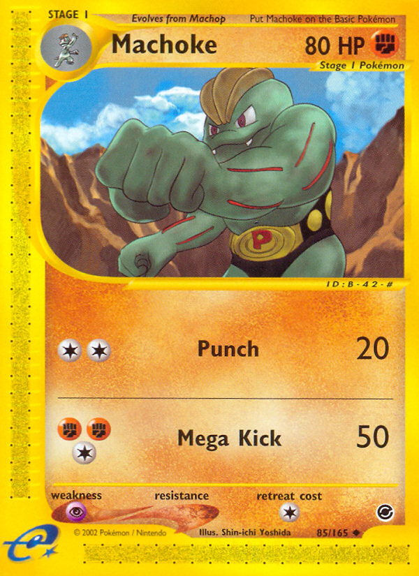 Machoke – Expedition Base Set 85/165 Pokémon card