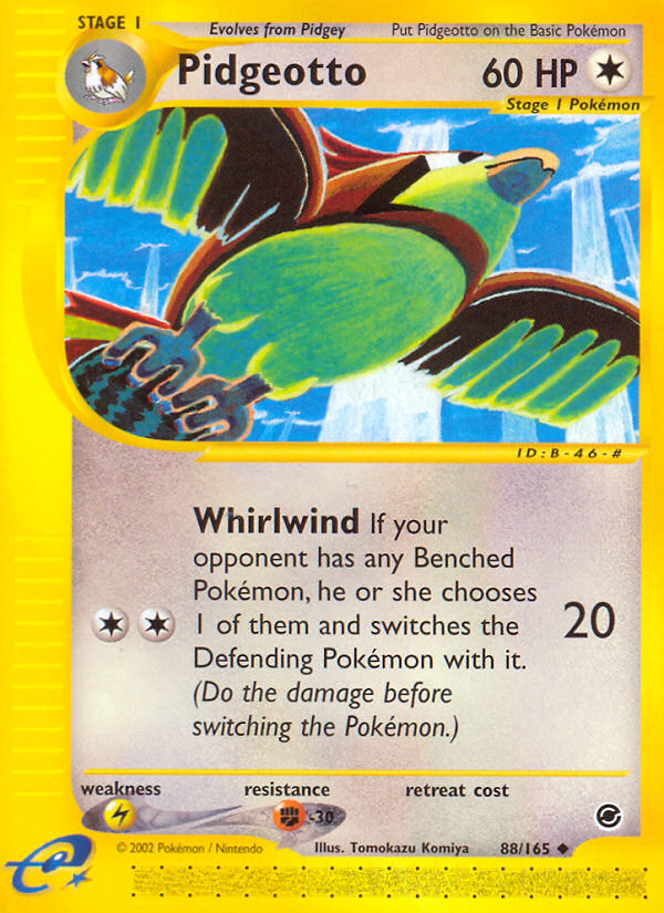Pidgeotto – Expedition Base Set 88/165 Pokémon card